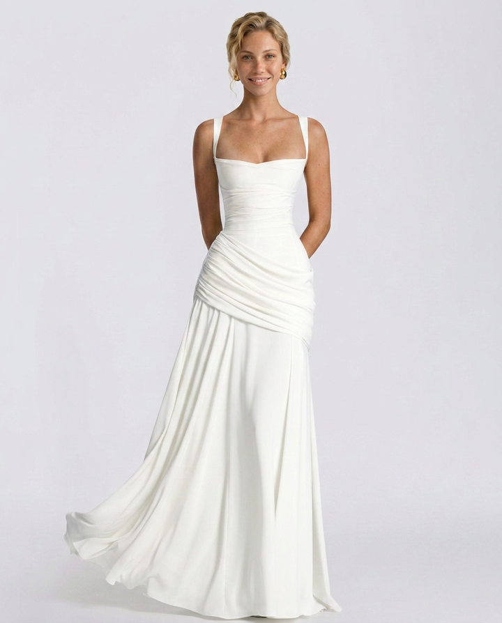 Sura | Off-Shoulder Flowy Maxi Dress