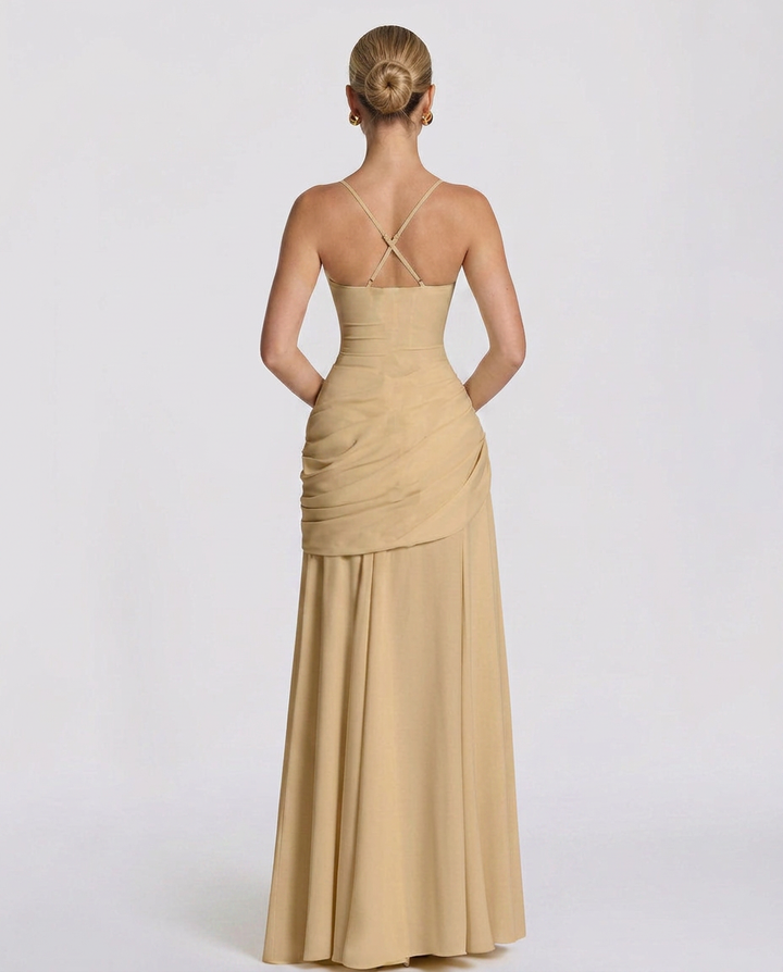 Sura | Off-Shoulder Flowy Maxi Dress