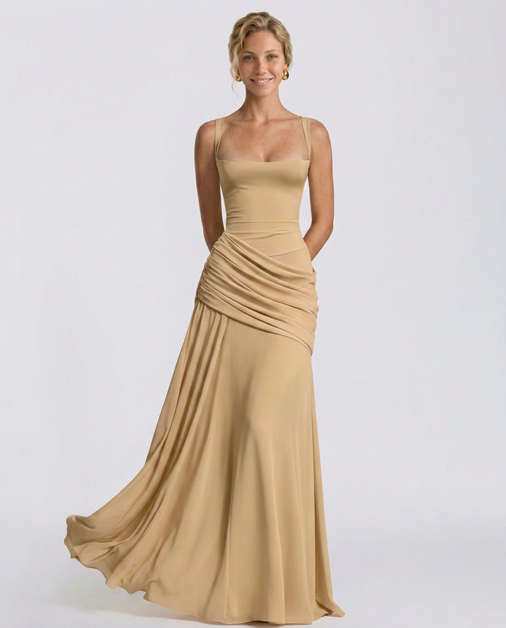 Sura | Off-Shoulder Flowy Maxi Dress