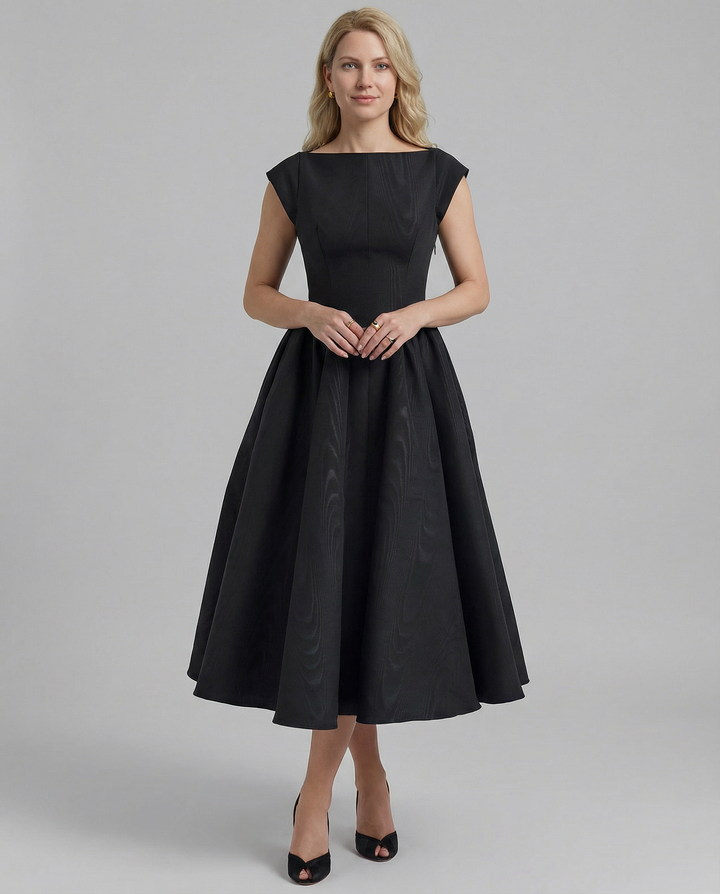 Hazel | Open-Back Midi Dress