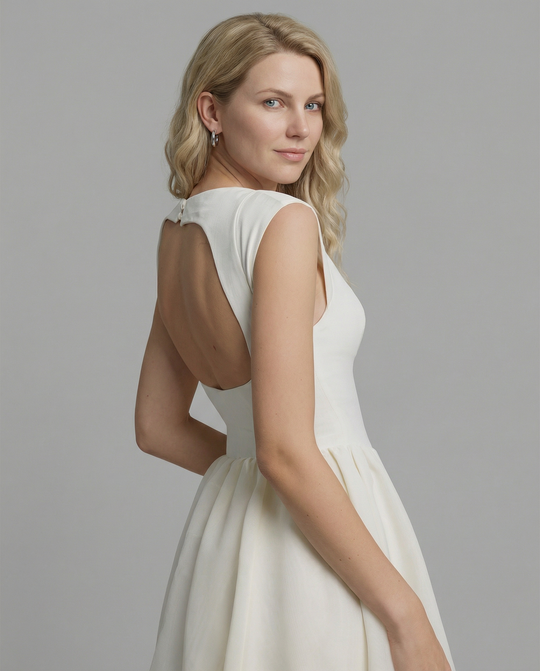 Hazel | Open-Back Midi Dress