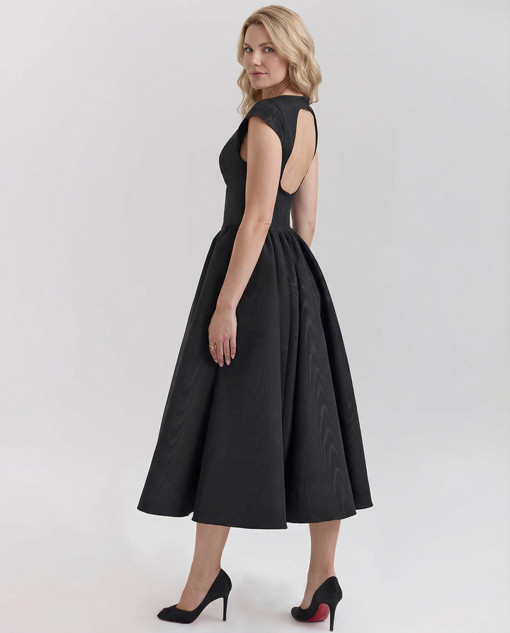 Hazel | Open-Back Midi Dress