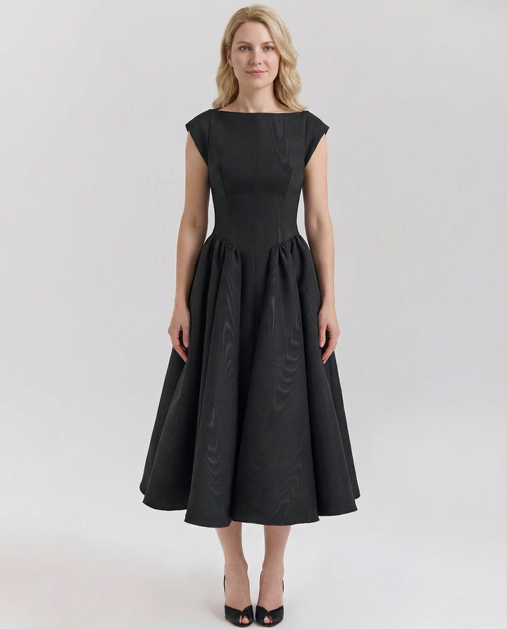 Hazel | Open-Back Midi Dress