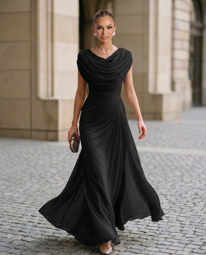 Tamara | Elegant Polyester Maxi Dress
