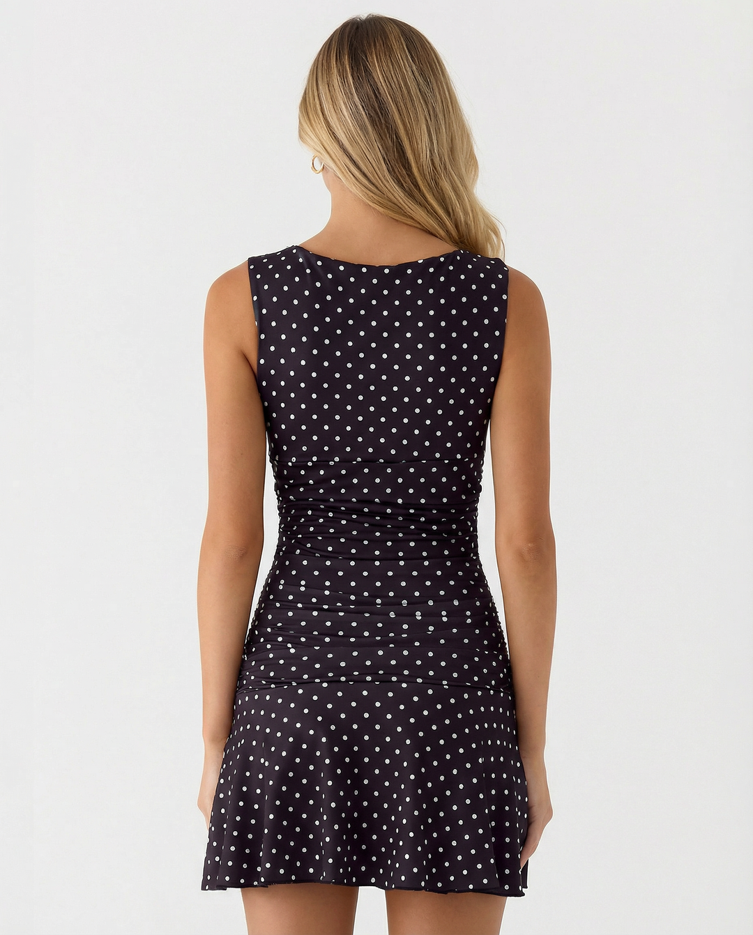 Susana | Polkadot Sleeveless Mini Dress