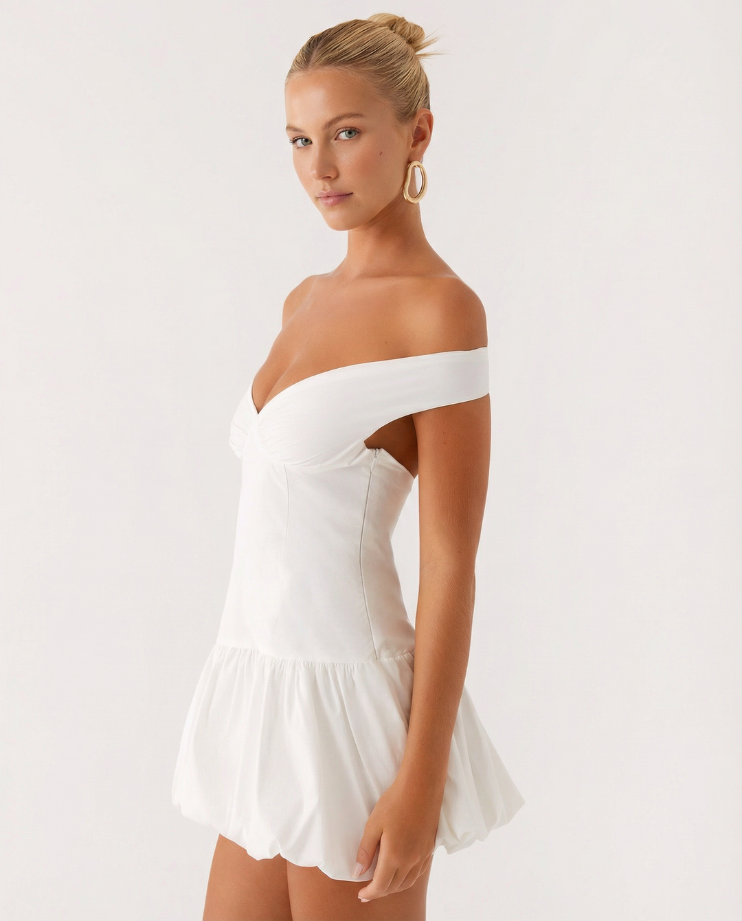Cynthia | Off Shoulder Sleeveless Mini Dress