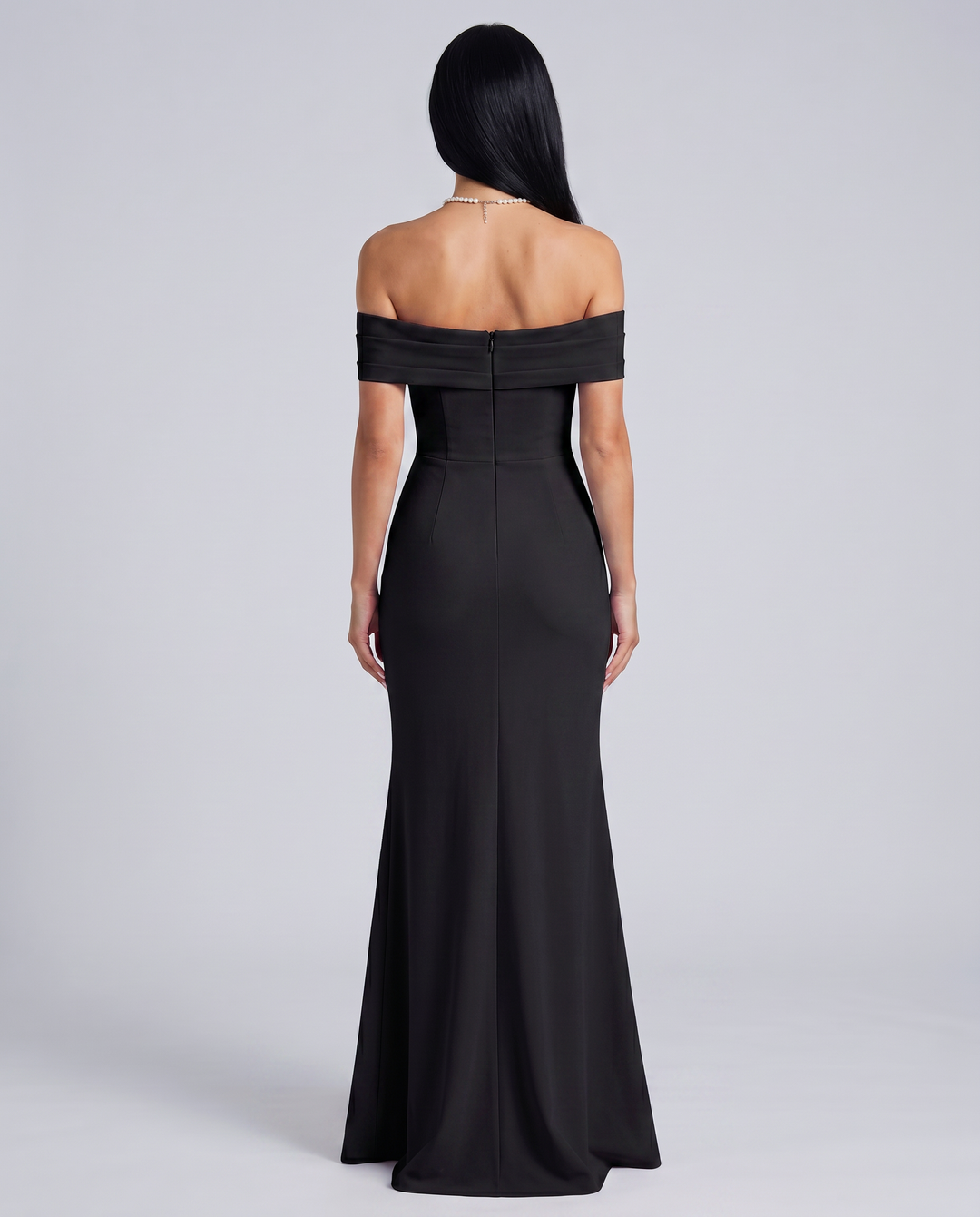 Miriam | Maxi Dress with Off Shoulder and High Slit