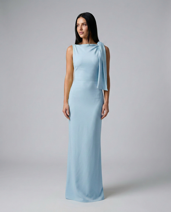 Beth | One-Shoulder Tie Maxi Dress