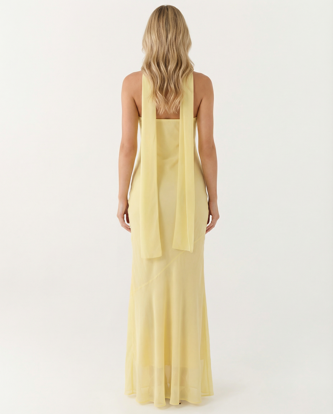 Shelia | Floral Chiffon Maxi Dress with Matching Scarf