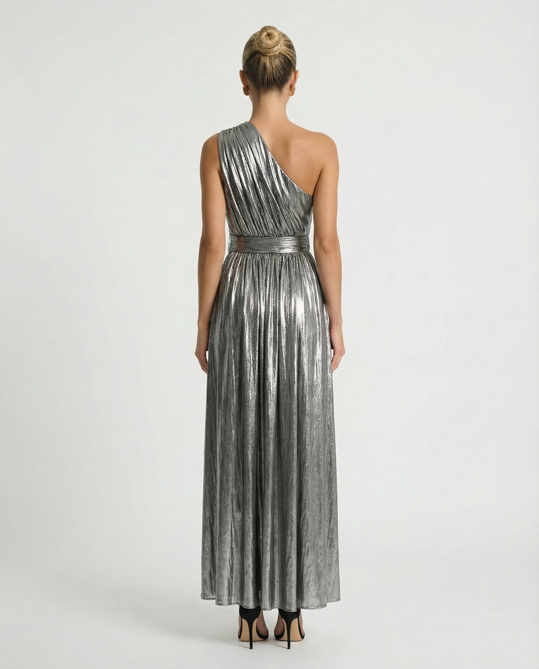 Rosella | One-Shoulder Maxi Dress with High Slit