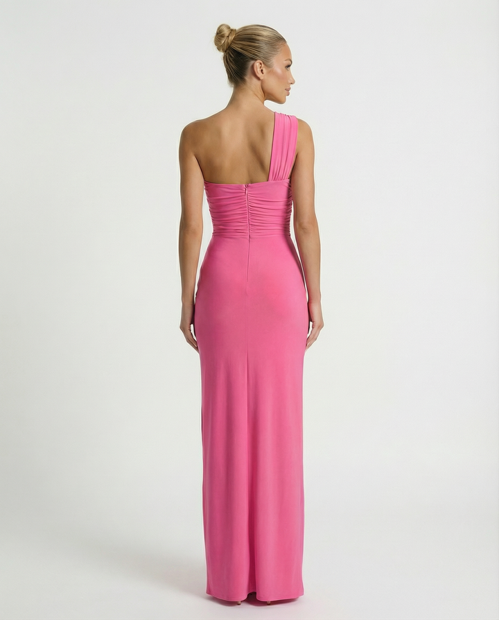 Edna | Maxi Dress with One Shoulder and Cut-Out Detail