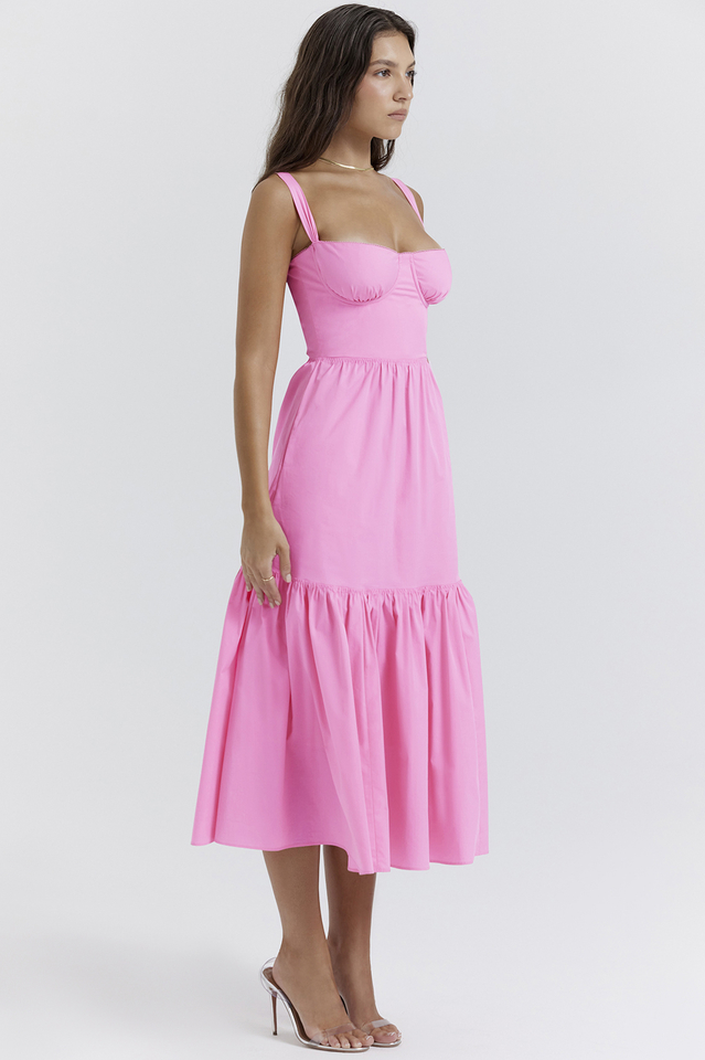 Elia | Midi Sundress with Sweetheart Neckline