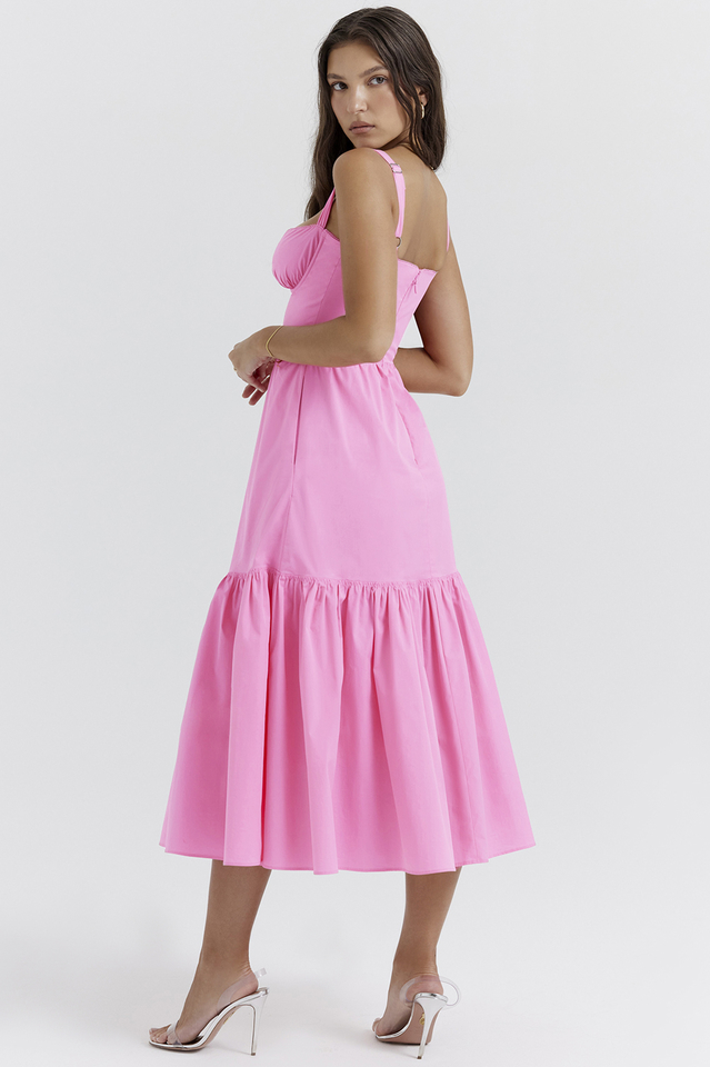 Elia | Midi Sundress with Sweetheart Neckline