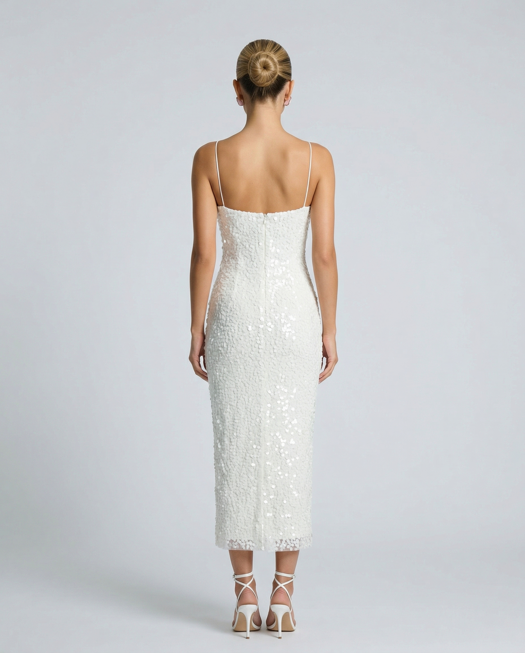Kelley | Midi Dress with Sequin Detailing