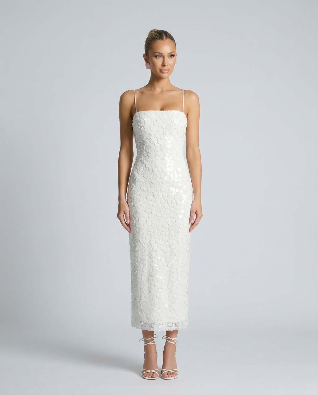 Kelley | Midi Dress with Sequin Detailing