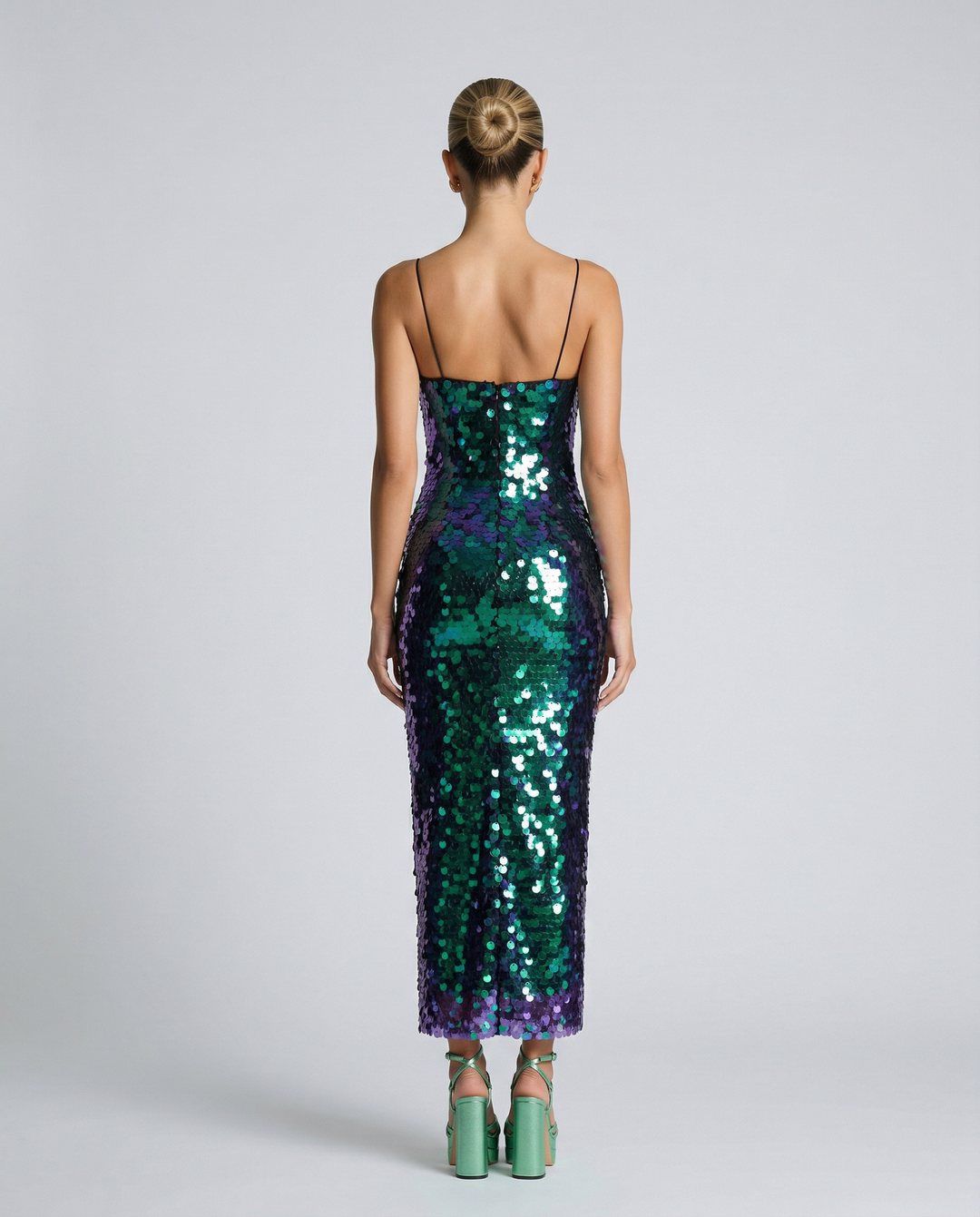 Kelley | Midi Dress with Sequin Detailing