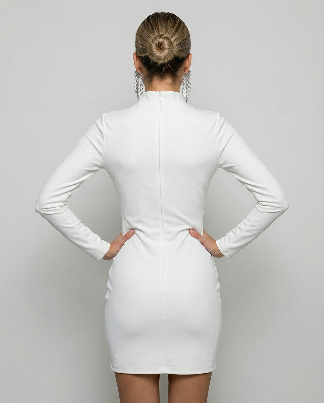 Dixie | Long Sleeve Cutout Mini Dress
