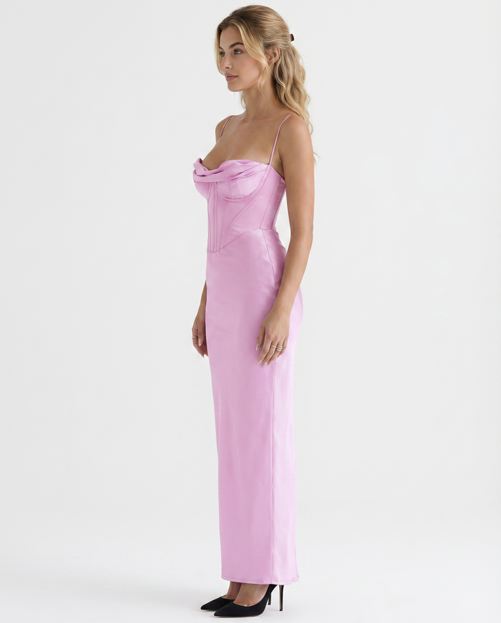 Anita | Maxi Dress with Corset Bodice