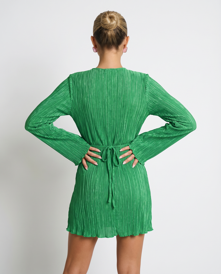 Lorie | Mini Dress with Pleated Texture