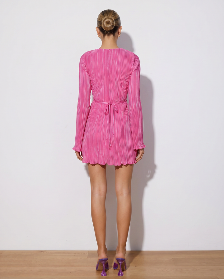 Lorie | Mini Dress with Pleated Texture