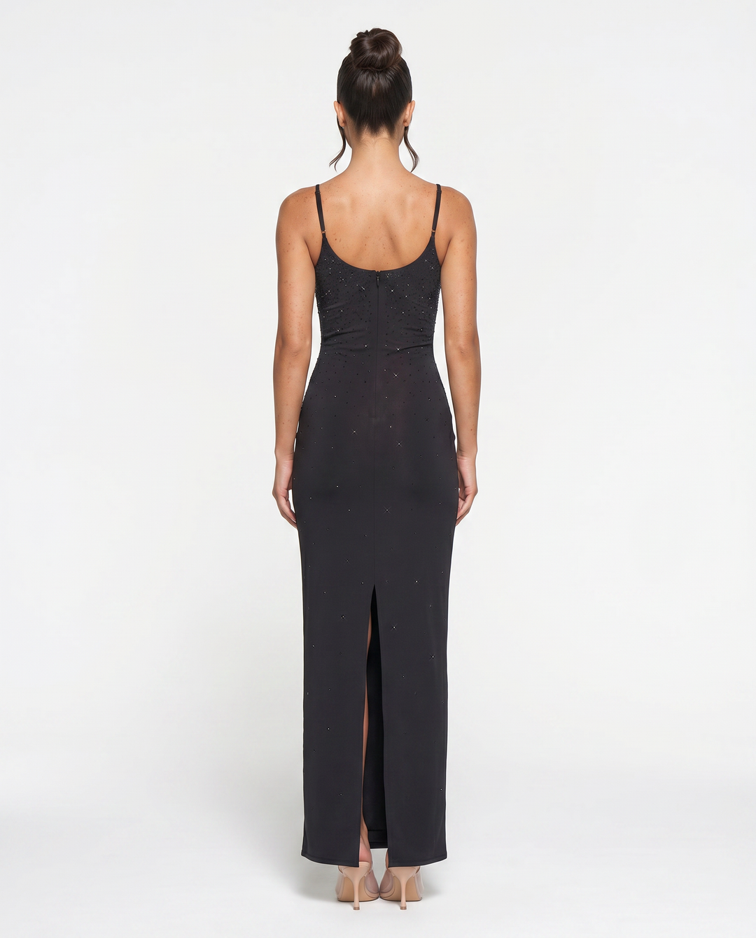 Shari | Maxi Dress with Cami Straps and Side Slit