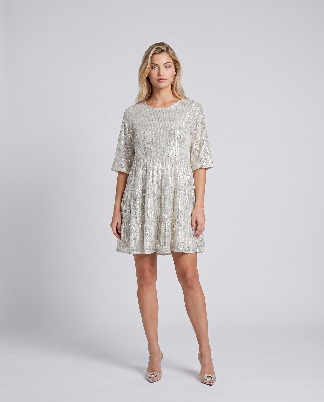 Arlene | Mini Dress with Sequin Finish