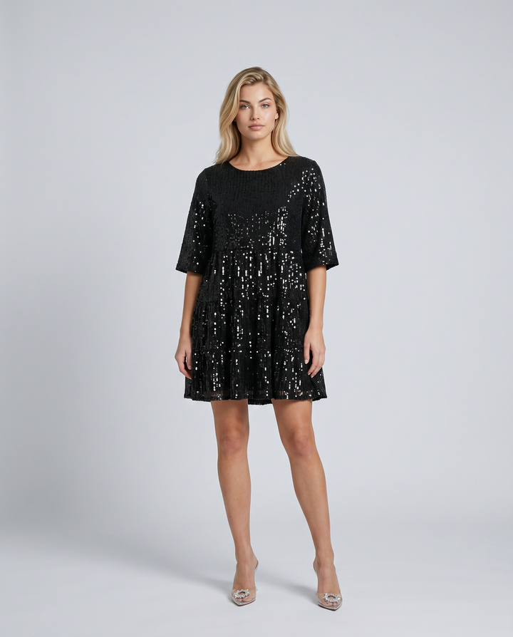 Arlene | Mini Dress with Sequin Finish