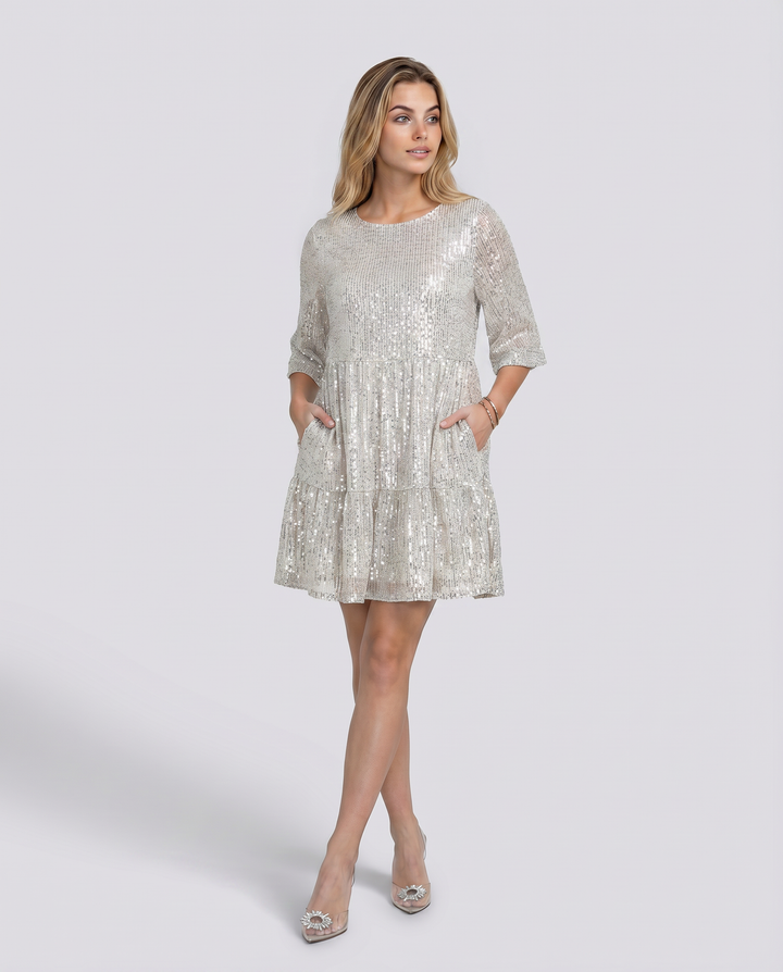 Arlene | Mini Dress with Sequin Finish