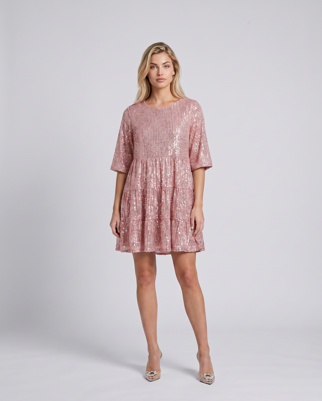 Arlene | Mini Dress with Sequin Finish