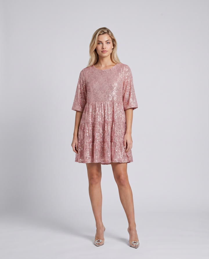 Arlene | Mini Dress with Sequin Finish