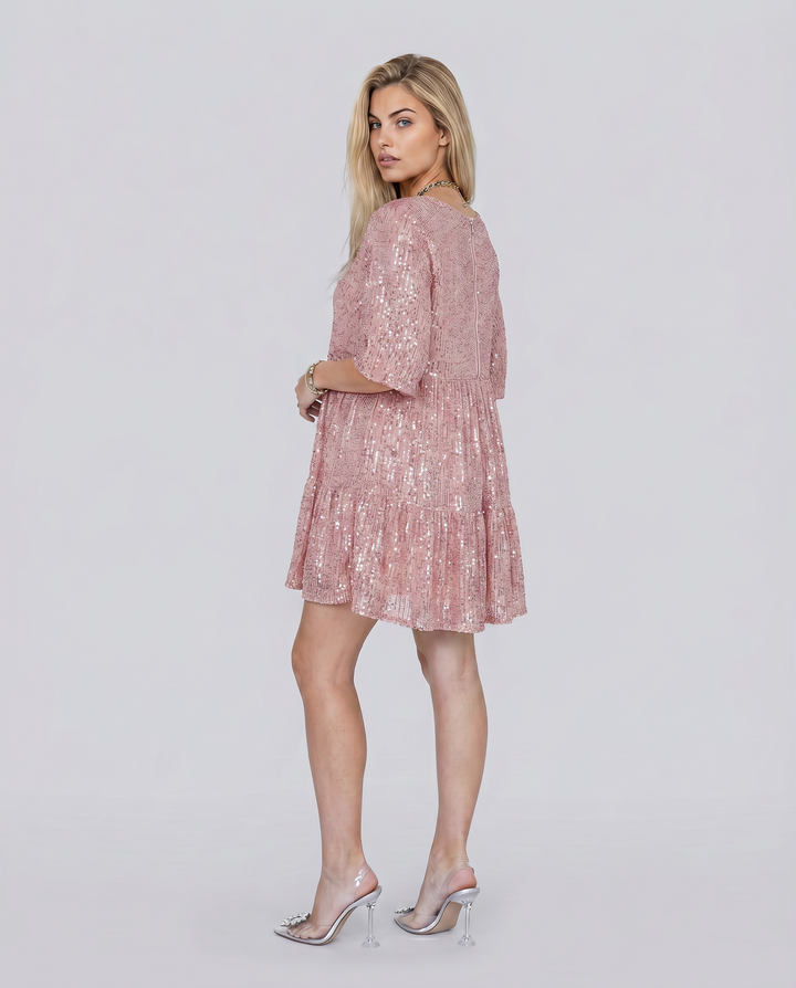 Arlene | Mini Dress with Sequin Finish