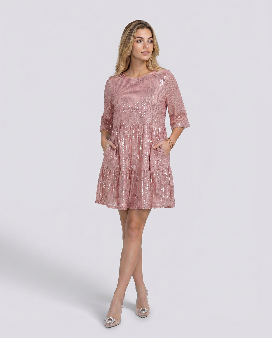 Arlene | Mini Dress with Sequin Finish