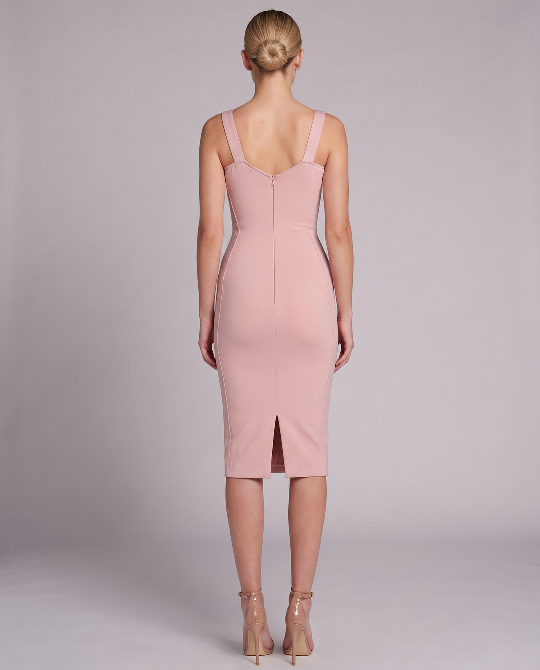Ruby | Midi Dress with Lace Corset Panel