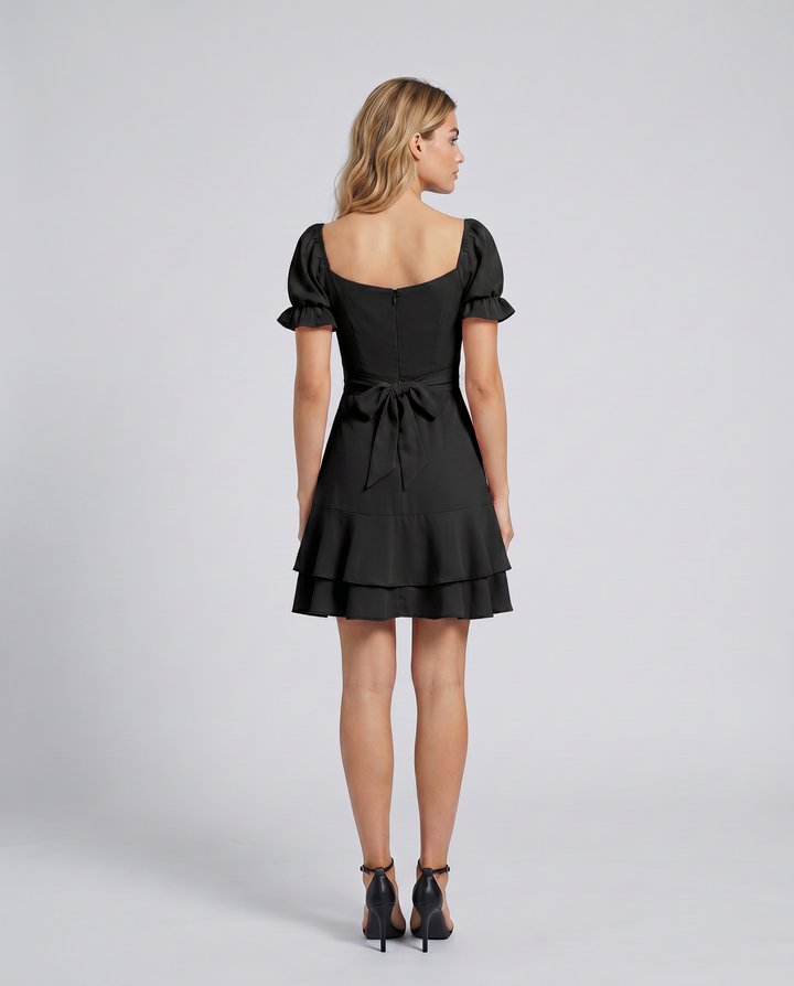 Shari | Mini Dress with Ruffled Hem