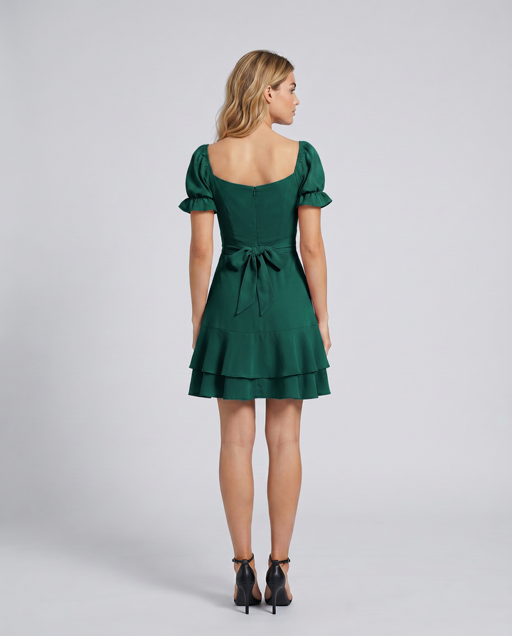 Shari | Mini Dress with Ruffled Hem