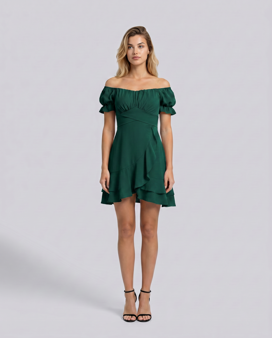Shari | Mini Dress with Ruffled Hem