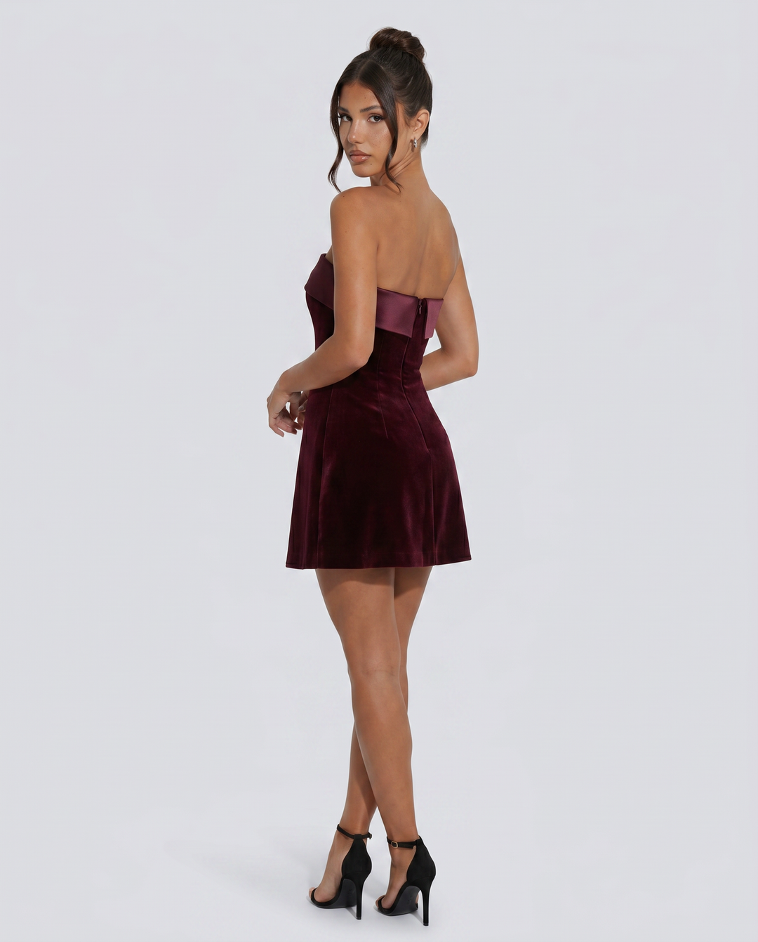 Lena | Mini Dress with Strapless Bodice and A-Line Skirt
