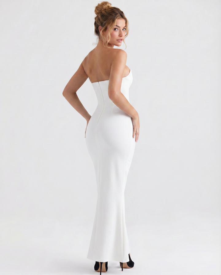 Dianna | Strapless Maxi Dress with Sweetheart Neckline