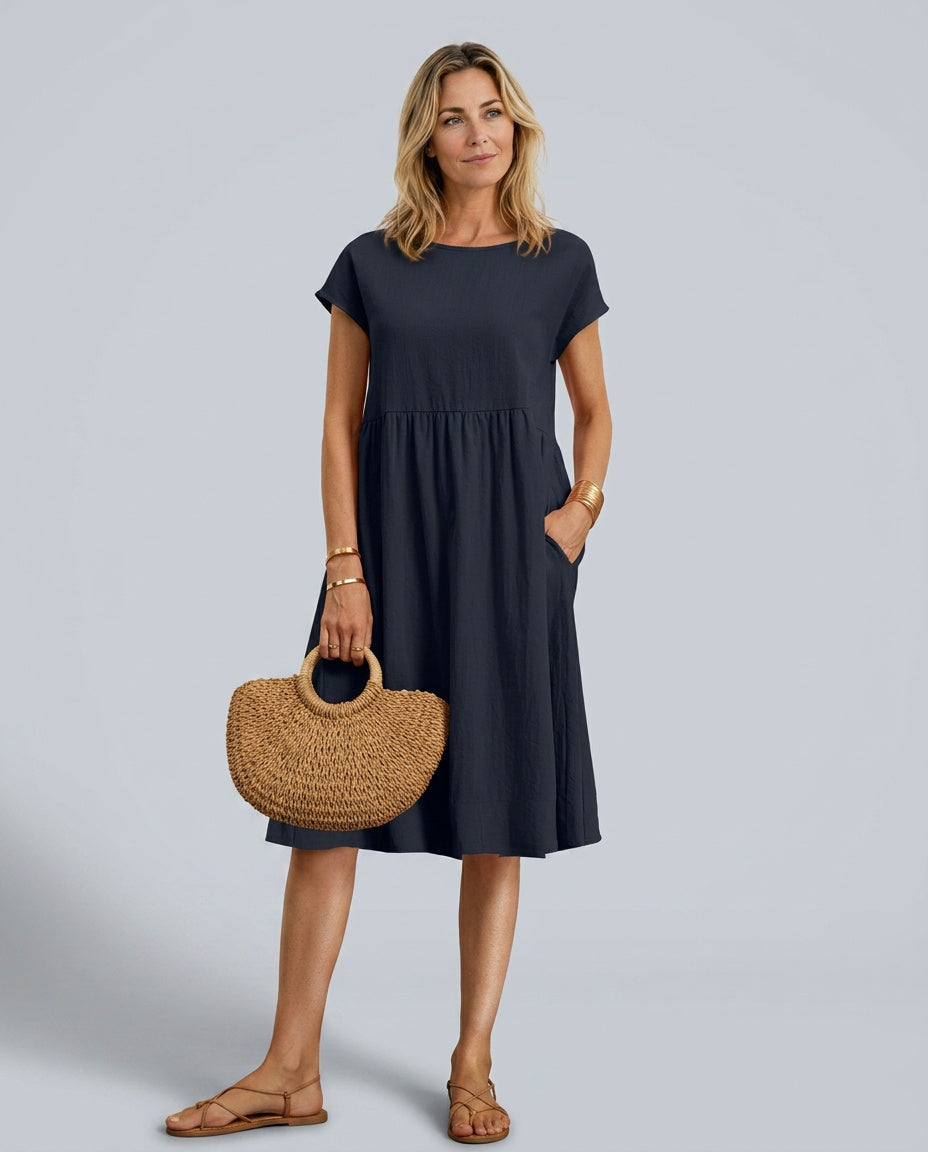 Nadia | Casual Midi with Pockets