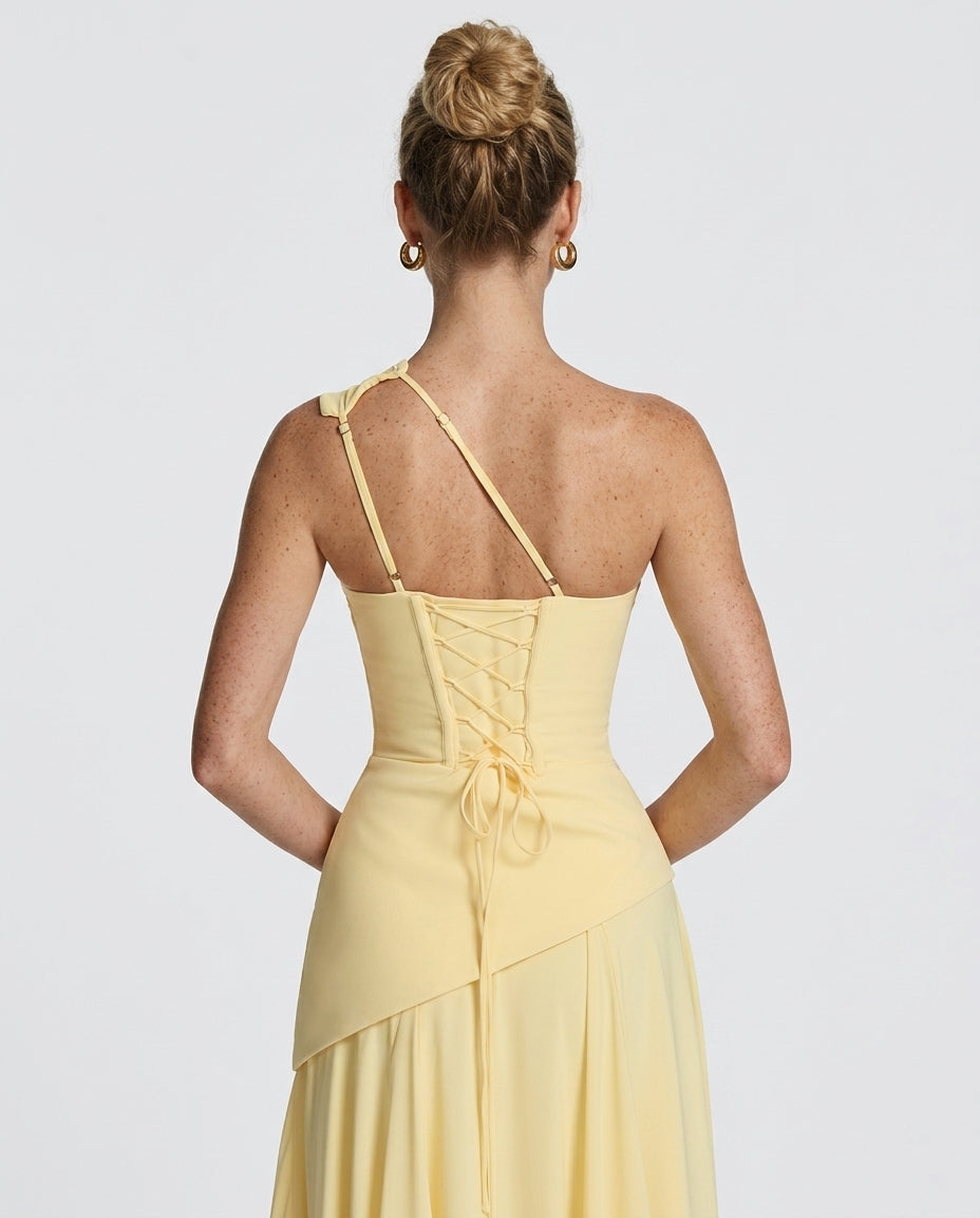 Seraphina | Halter Neck Flowy Maxi Dress