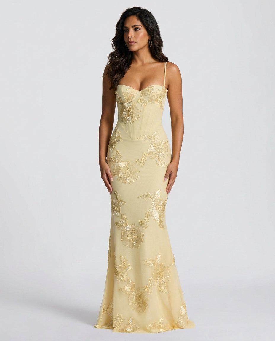 Nefertiti | Sleeveless Bodycon Maxi Dress