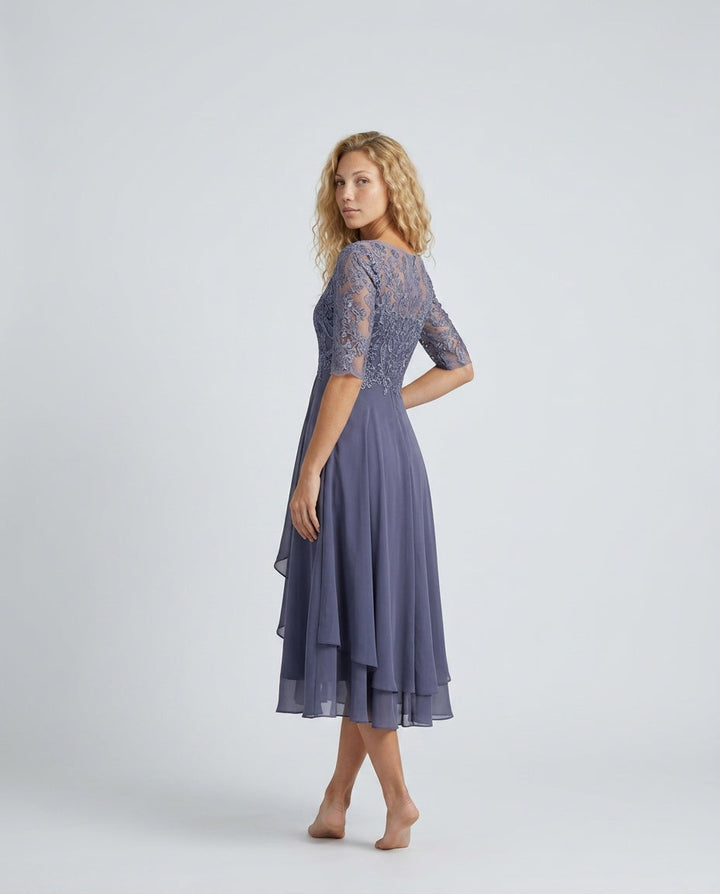 Darcy | Mini Length Dark Blue Party Dress