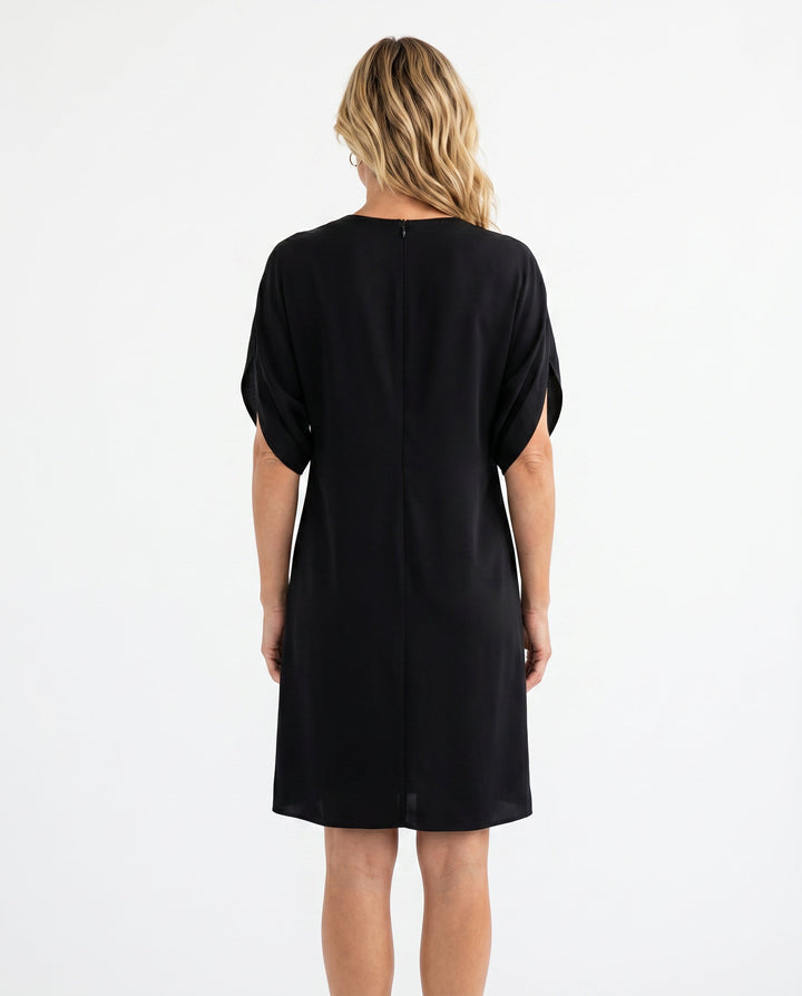 Maeva | V-Neck Multi-Layered Casual Midi Dress