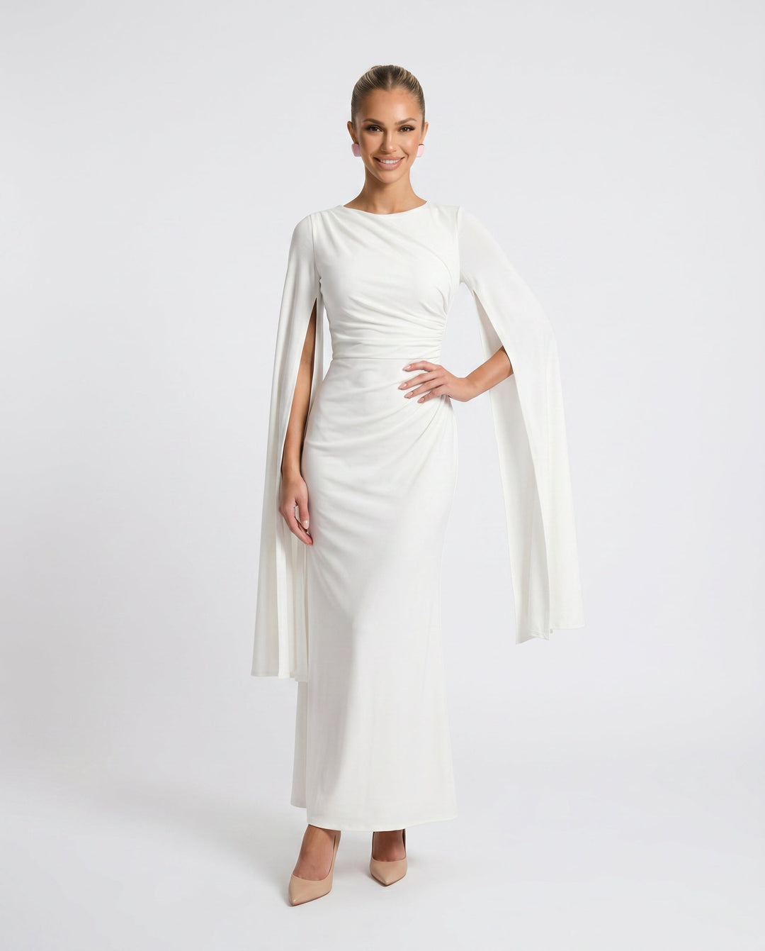 Elin | Lace-Up Mermaid Maxi Dress