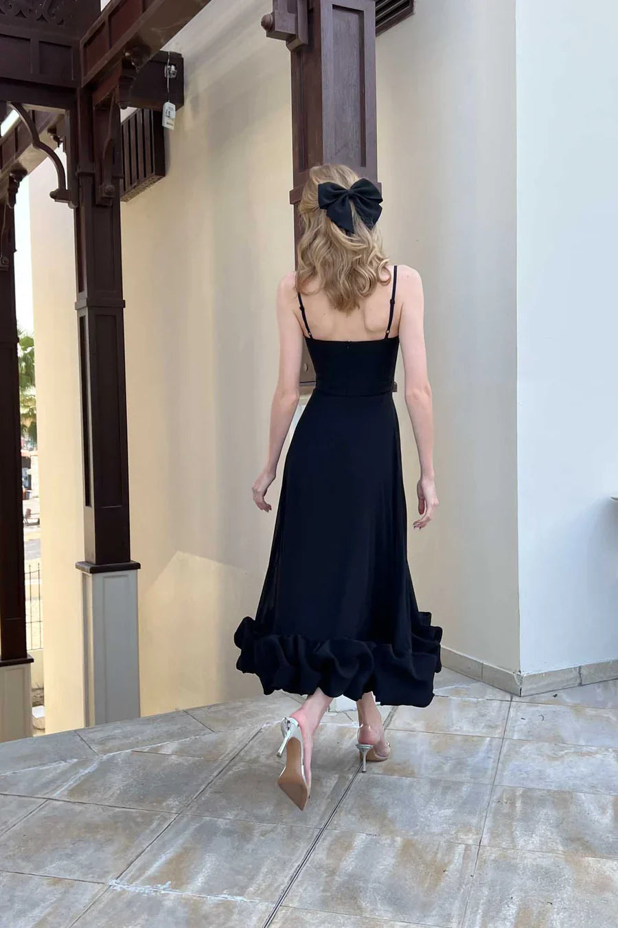 Reina | Ruffle Midi Party Dress