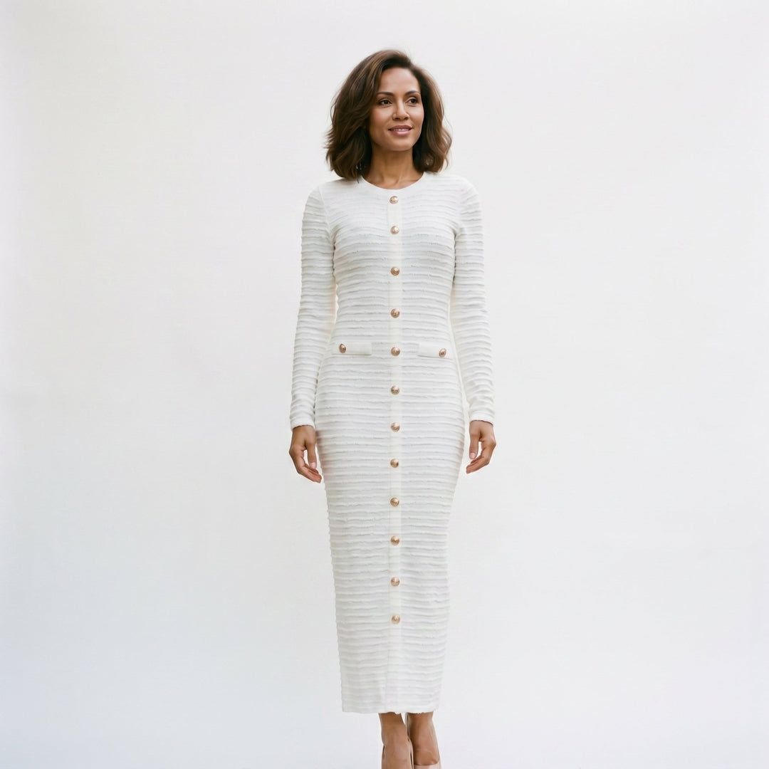 Paige | Black Tie Formal Midi Dress