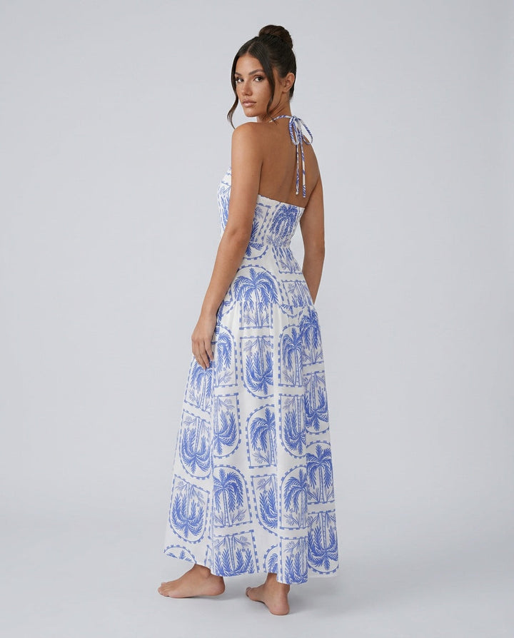 Serena | Spaghetti Strap Low Back Maxi Dress