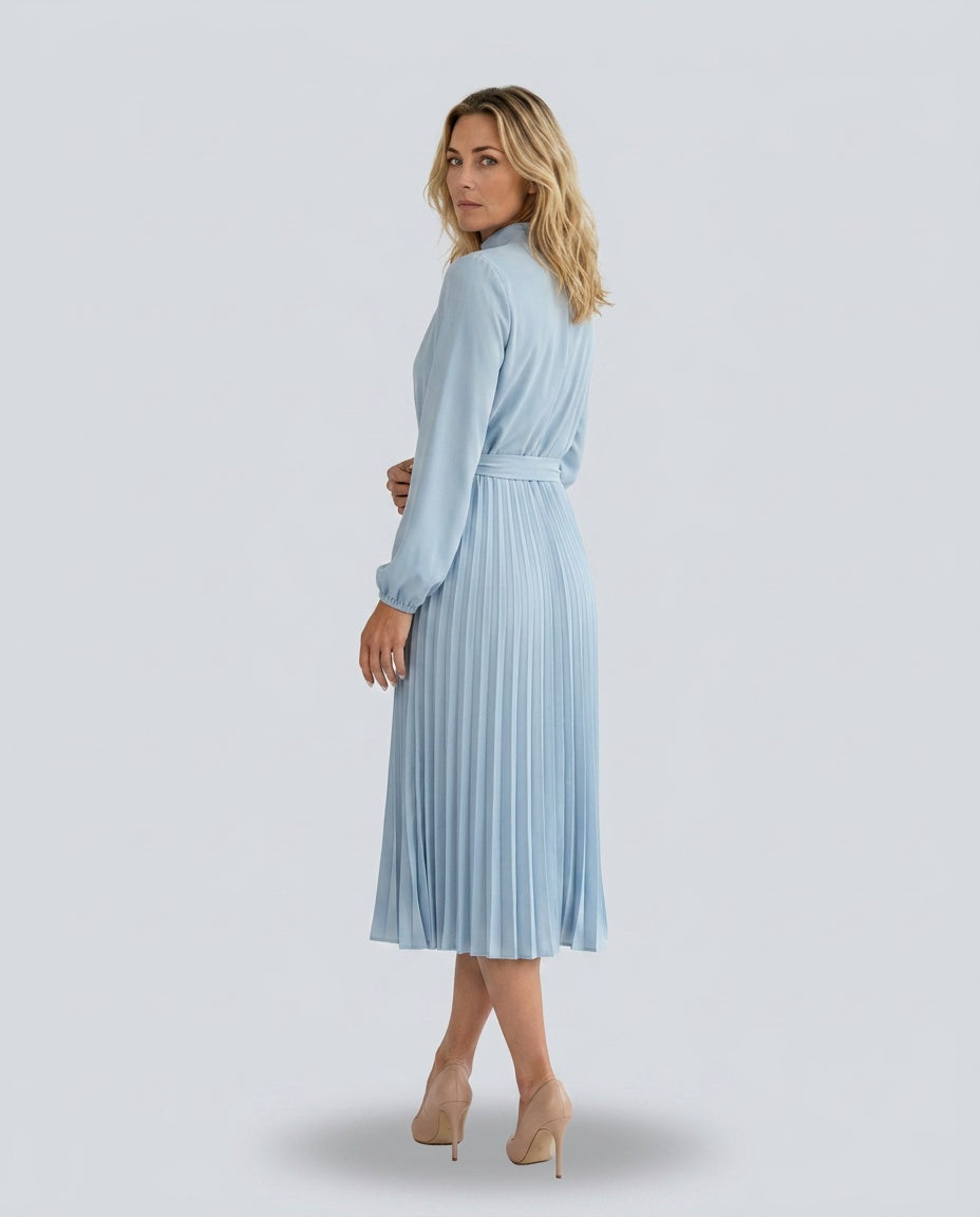 Celeste | Pleated Midi Dress