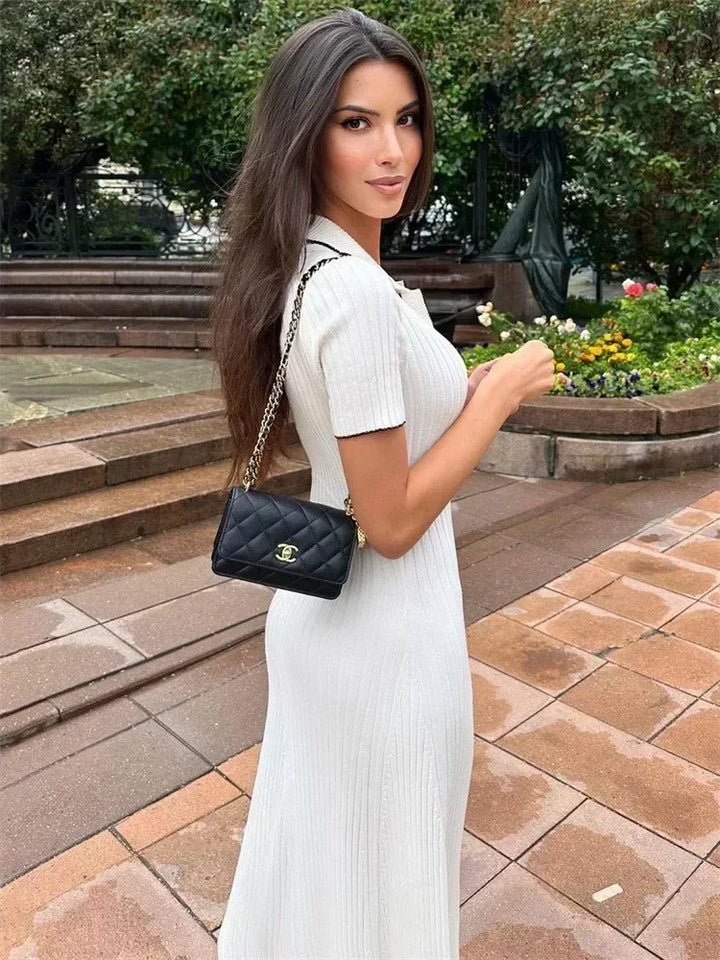 Diana | Tricot Summer Knit Maxi Dress