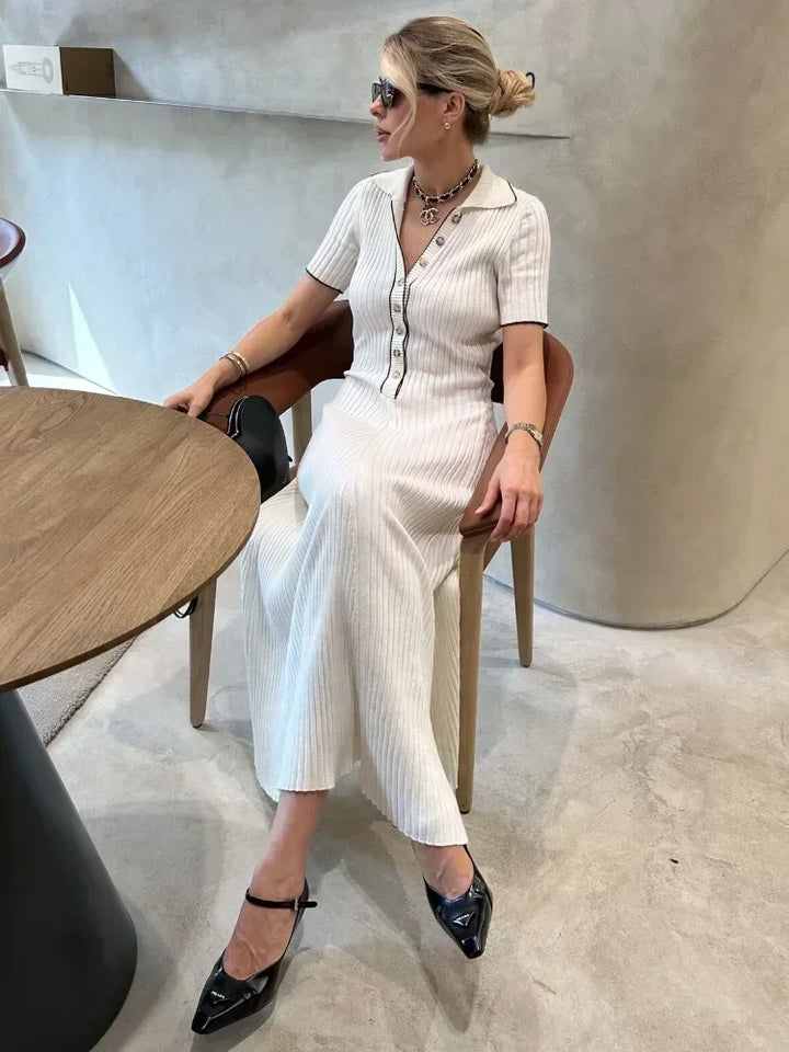 Diana | Tricot Summer Knit Maxi Dress